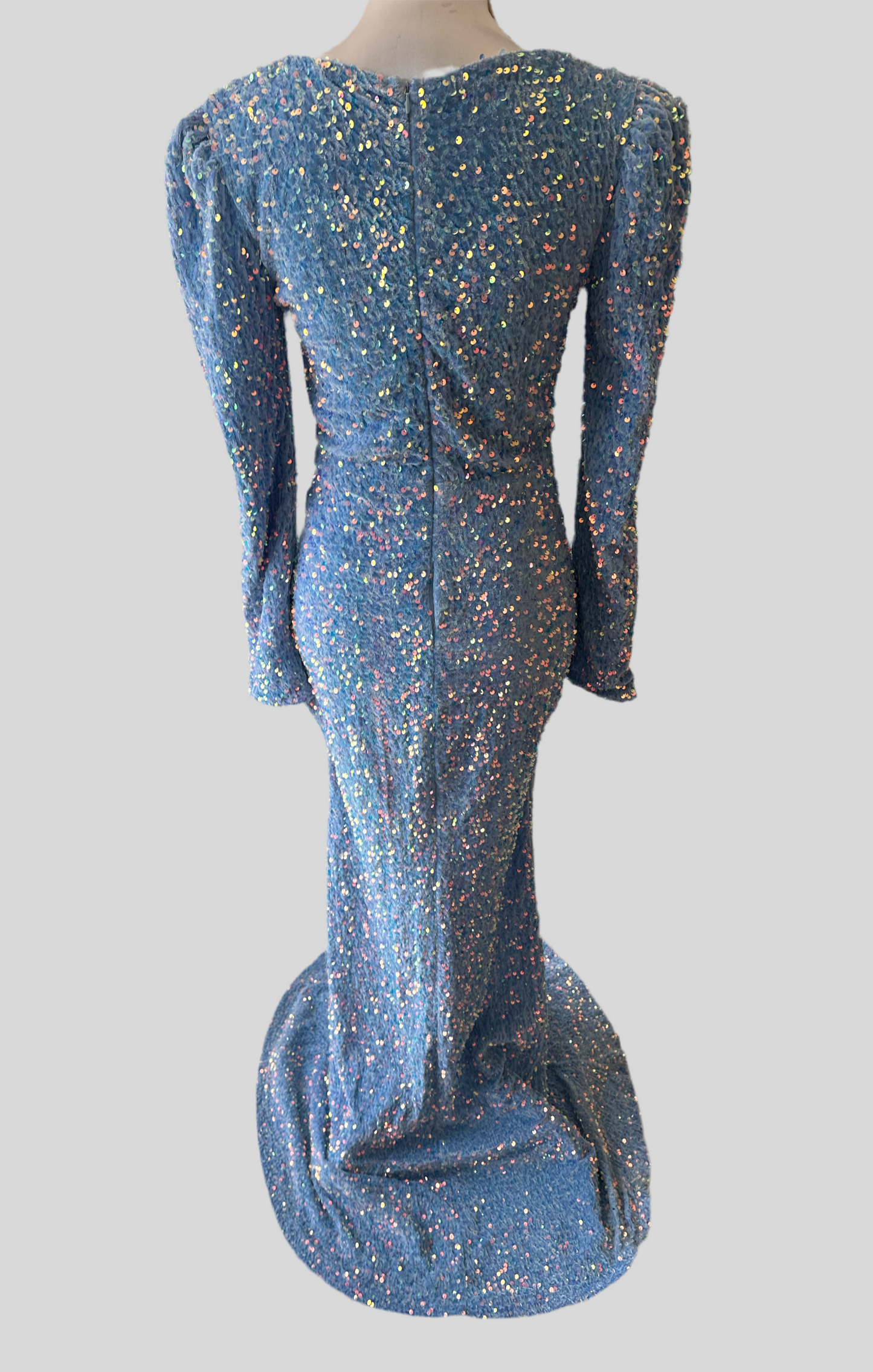 Robe de soirée bleu